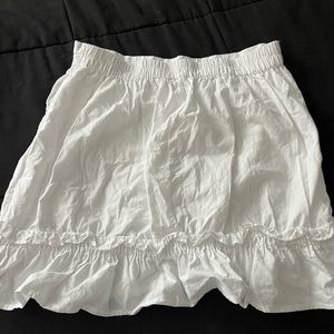White skirt